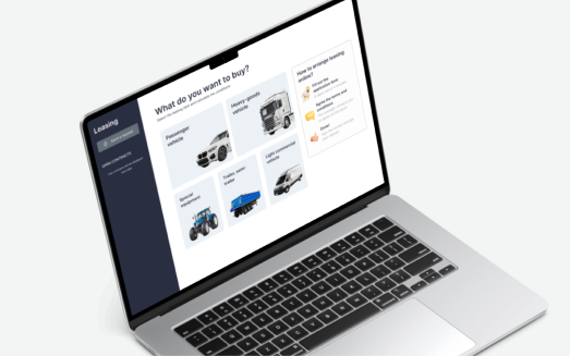 Car leasing, digitised end to end